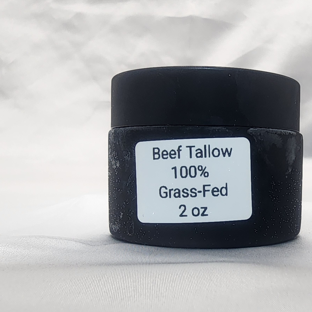 Beef Tallow 100% Grass-Fed Moisturizer - Black